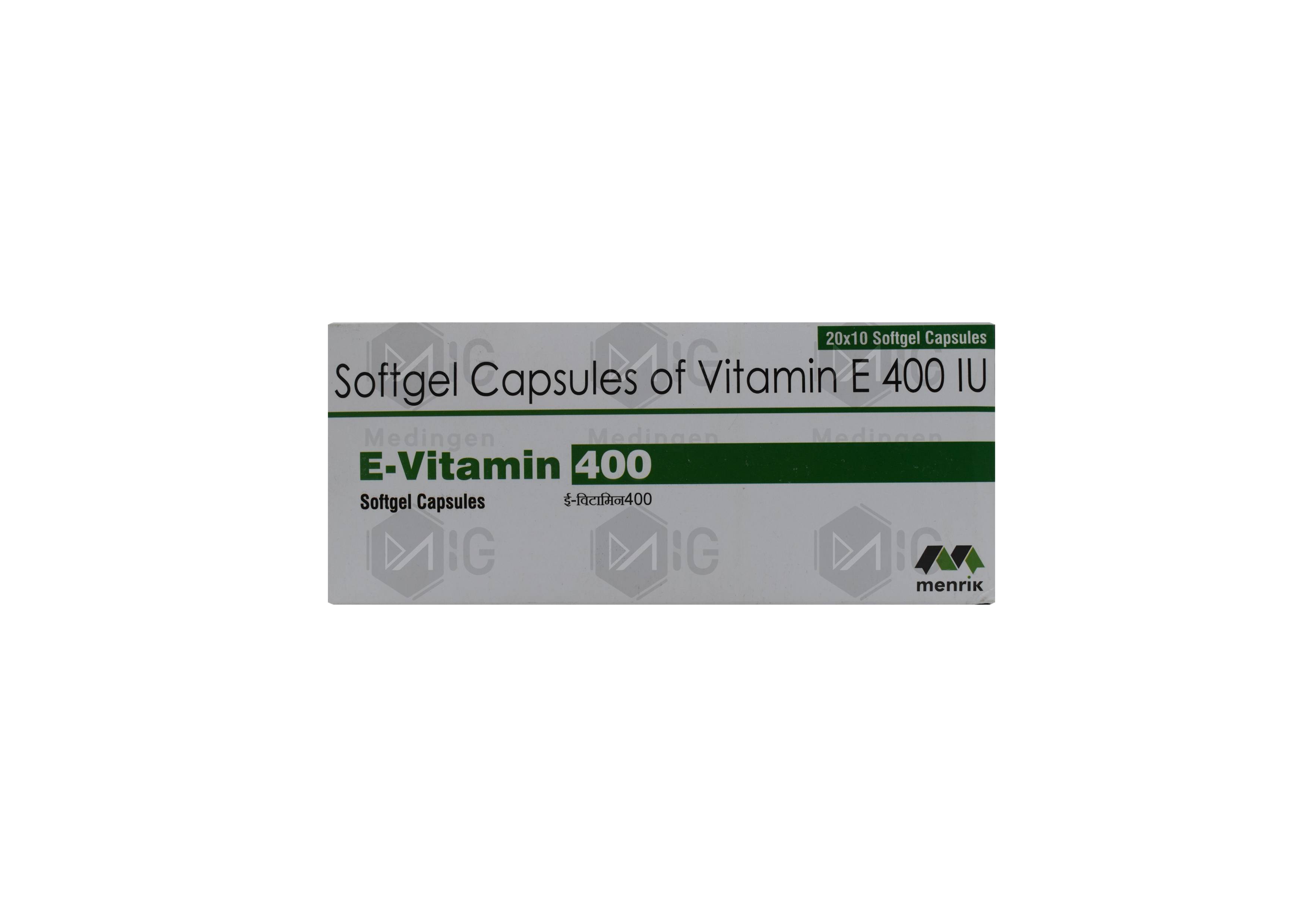 E VITAMIN 400MG MENRIK